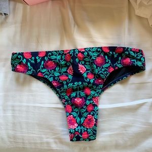 Floral Bathing Suit Bottom